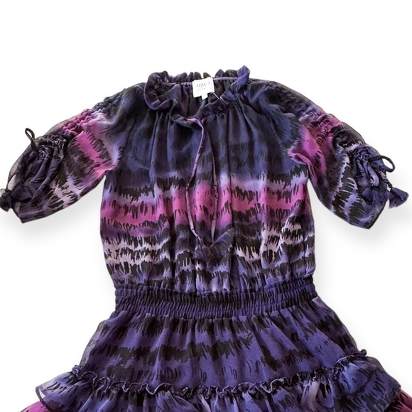 Misa Los Angeles Becca Dress Purple Tie Dye, Size Small‎ - Picture 10 of 16